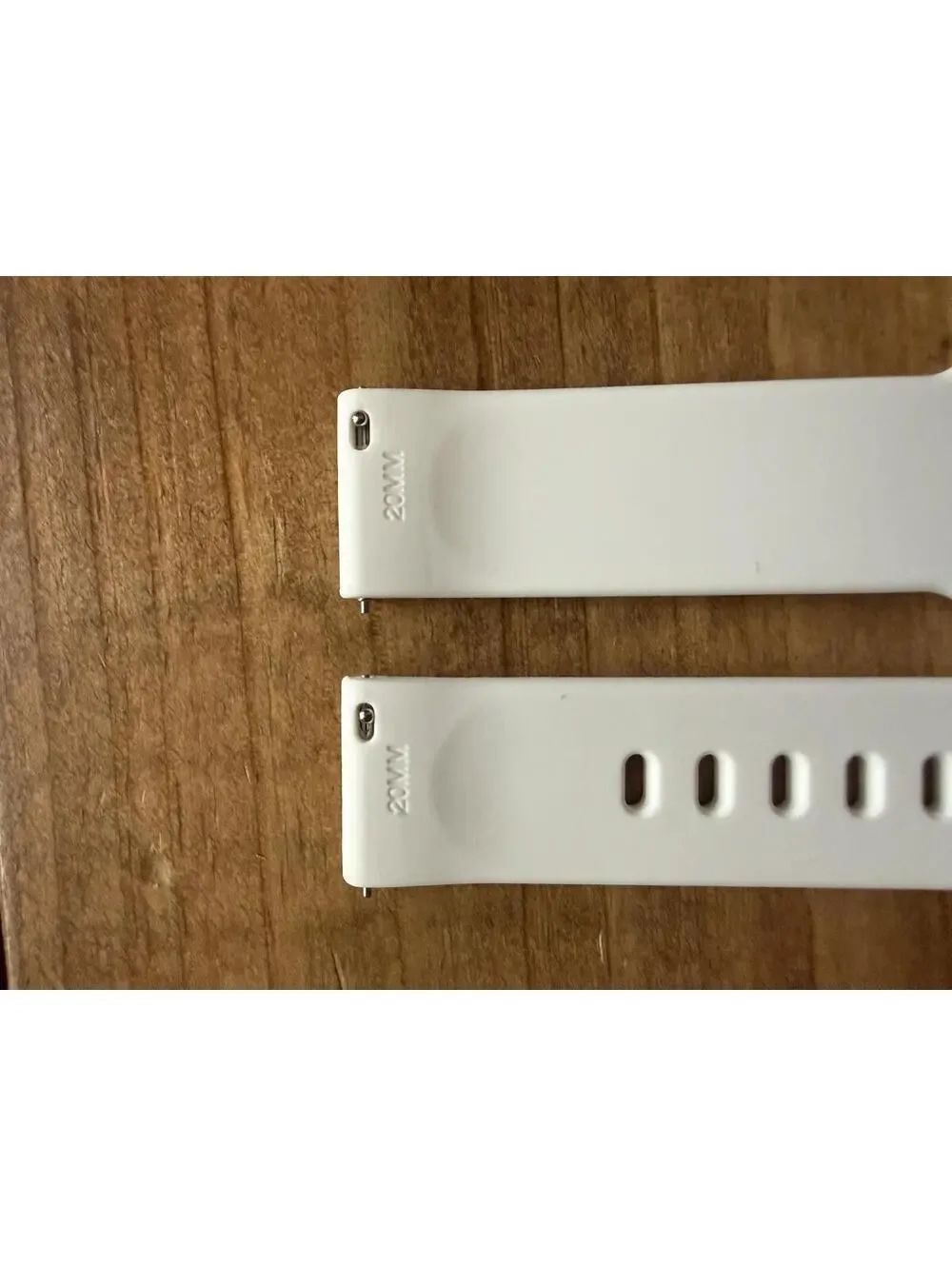GTR 4/3/2 20MM White Silicone Watch Band
